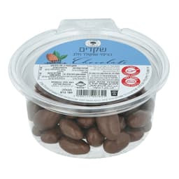 שקדים בציפוי שוקולד חלב 180 גרם