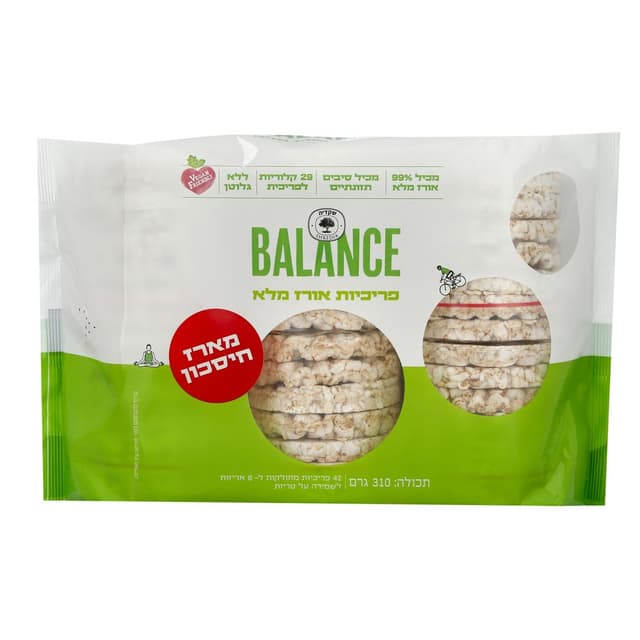 מארז פריכיות אורז מלא 310גר