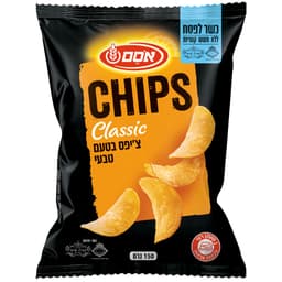 אסם ציפס קלאסי 150ג 