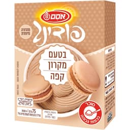 אסם פודינג בטעם מקרון קפה 75 גרם