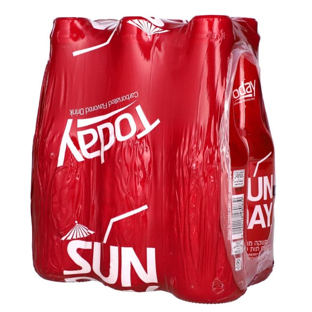 משקה מוגז בטעם תות ש