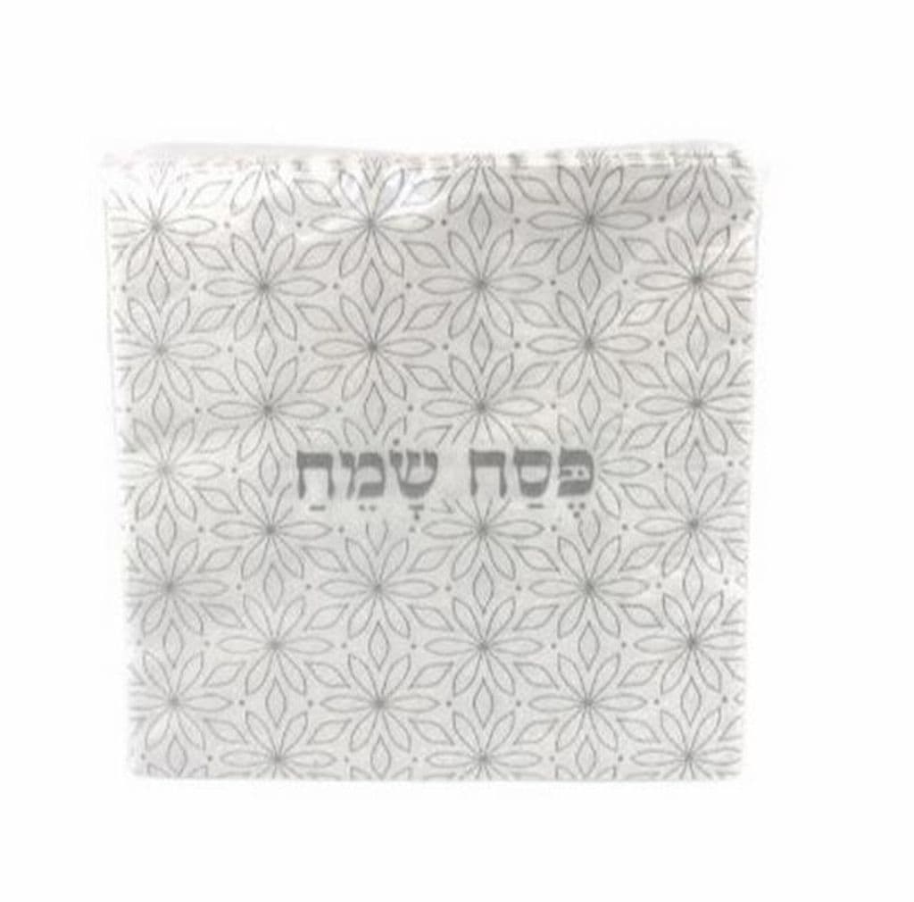 מפיות 33*33 ס"מ כסף-