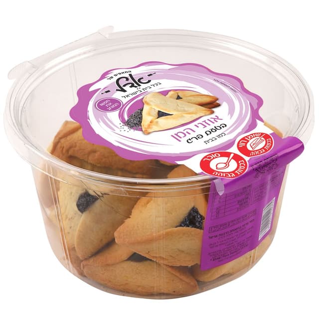 אוזני המן טעם פרג מארז דלי 500ג