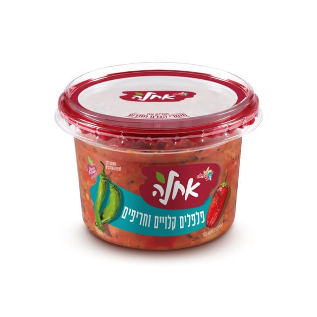 פלפלים קלויים וחריפים