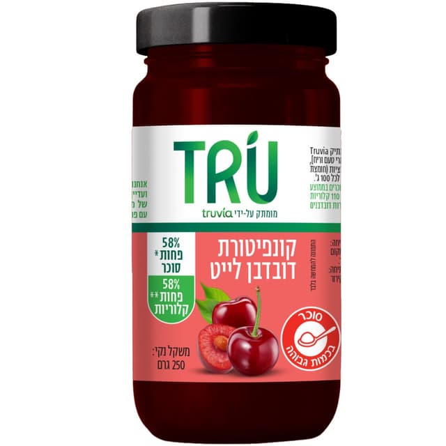 קונפיטורה טרו דובדבן לייט 250 גר