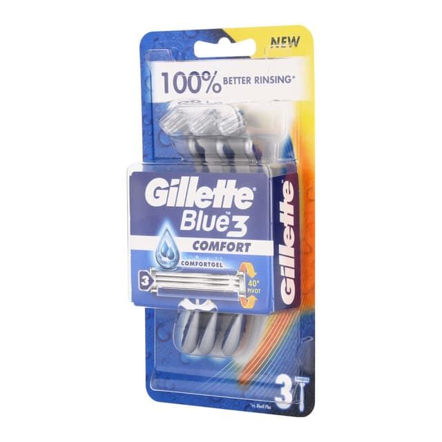 סכיני גילוח גילט חד פעמי בלו 3