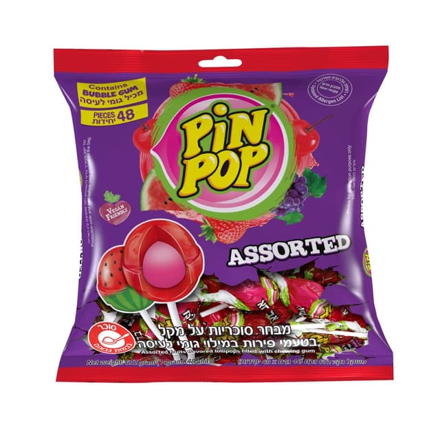 סוכריות פין פופ פירו