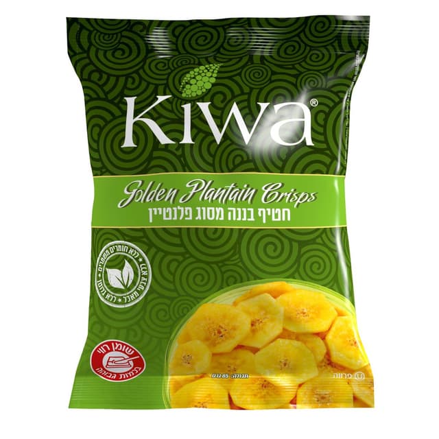 קיווה - חטיף בננה פלנטיין 85 גרם