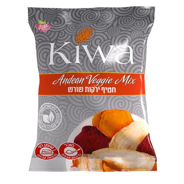 קיווה - חטיף ירקות שורש 50 גרם