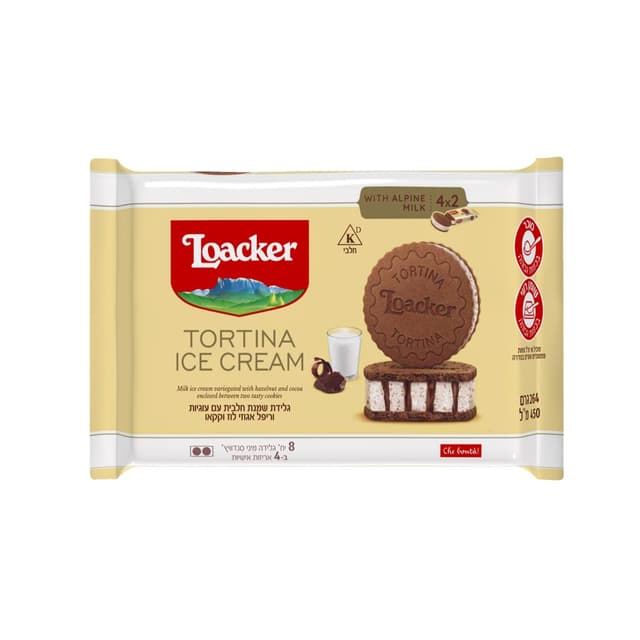 גלידה לואקר טורטינה