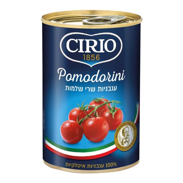 עגבניות שרי מקולפות 400 גר CIRIO
