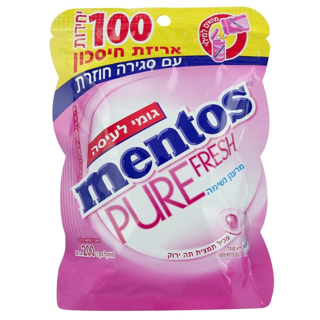 מנטוס פיור פרש בטעם