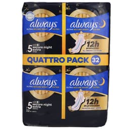 אולויז קוואטרו לילה בטוח אקסטרה 32 יח