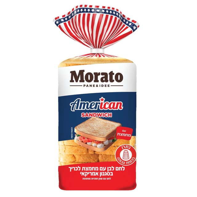 לחם מוראטו לבן 550 גרם