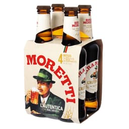 בירה מורטי 330 מל בקבוק רביעייה