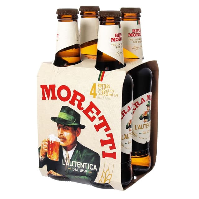 בירה מורטי 330 מל בקבוק רביעייה