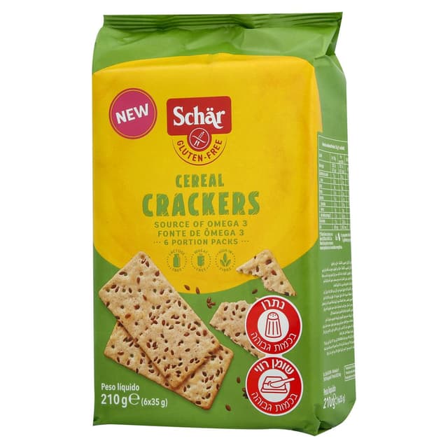 SCHAR קרקר בתוספת דגנים 210 גרם