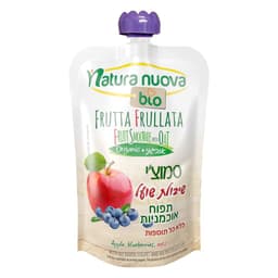 סמוזי שיבולת שועל תפוח אוכמניות נטורה נו