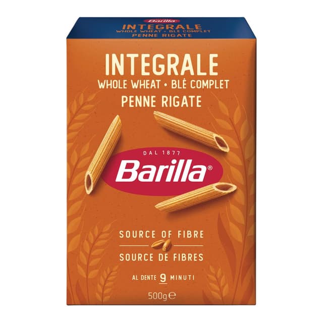 פנטה רגטה חיטה מלאה 500 גרם