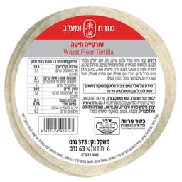 טורטיה חיטה 25 ס"מ 14 גרם