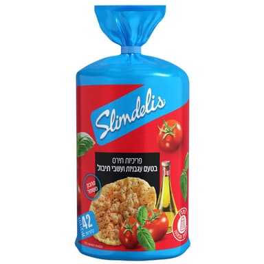 פריכיות תירס עגבניות ועשבי תיבול 123.5 ג