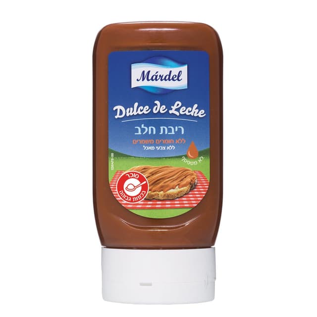 ריבת חלב מרדל בקבוק לחיץ 370 גרם