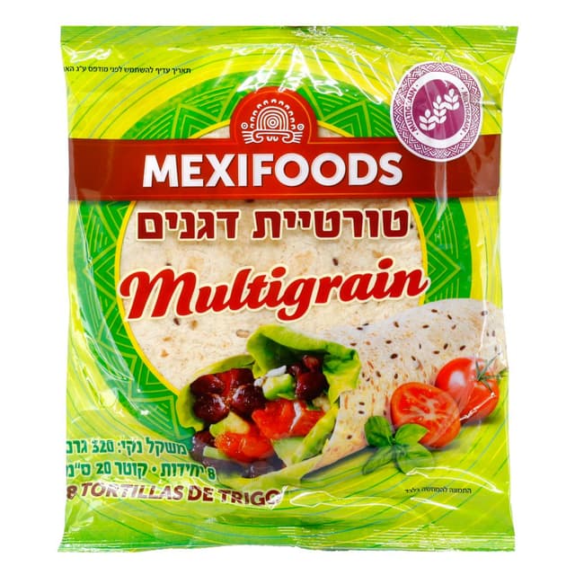 עלי טורטיה 5 דגנים 8