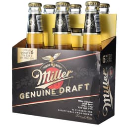 שישיית בירה מילר בקבוק 6*330 מ"ל