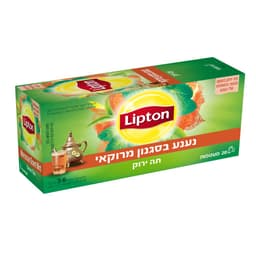 ליפטון תה ירוק נענע בסגנון מרוקאי 20 שק