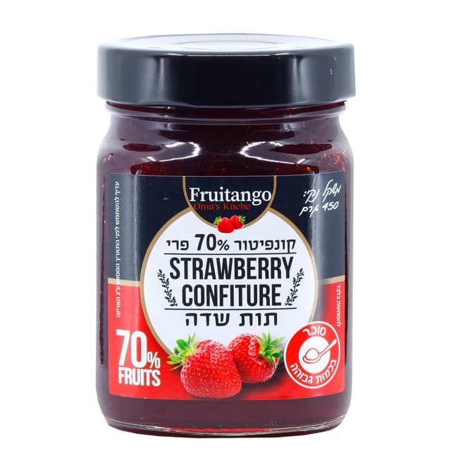 קונפיטורה 70% תות שדה 454 גרם