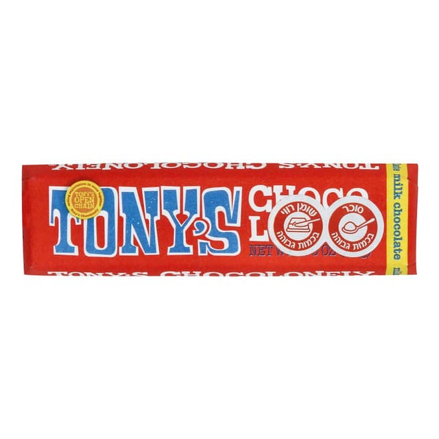 טוניס - שוקולד חלב מעולה 50 גרם