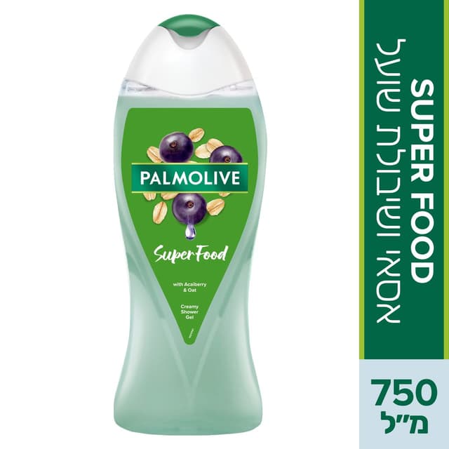 פלמוליב סופר פוד ת.רחצה אסאי  750מ"ל