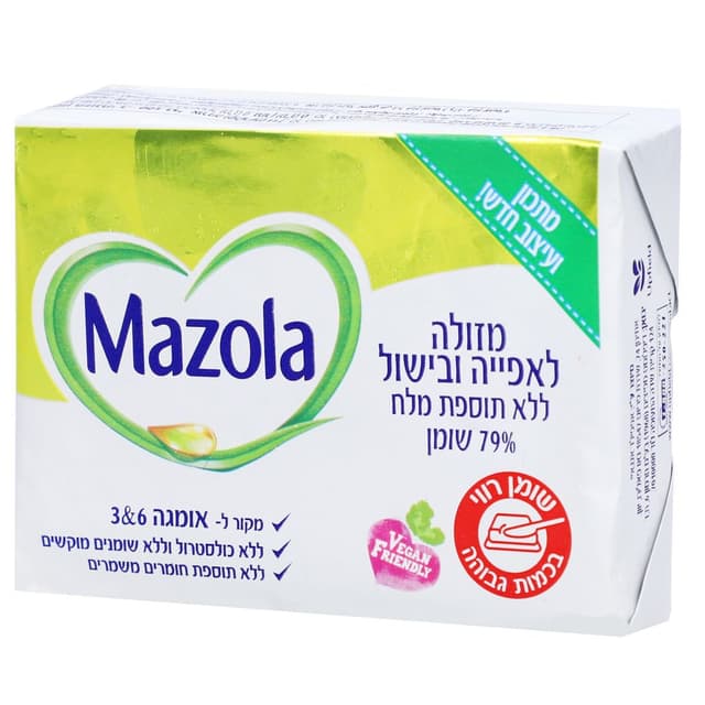 מזולה  אפייה ללא מלח  200 גר