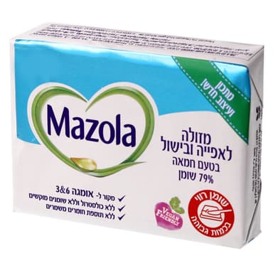 מזולה אפייה בטעם חמאה 200 גר
