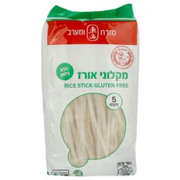 מקלוני אורז ללא גלוטן 5 מ"מ 400 גרם