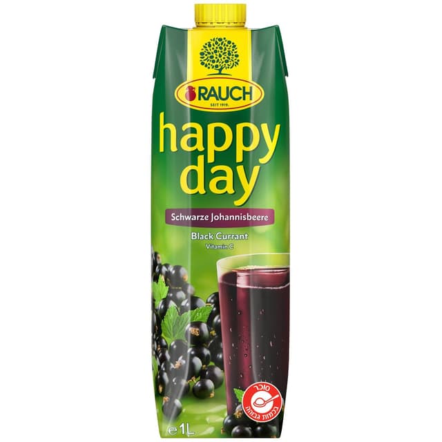 נקטר אוכמניות שחורות 1 ליטר קרטונית ראוך