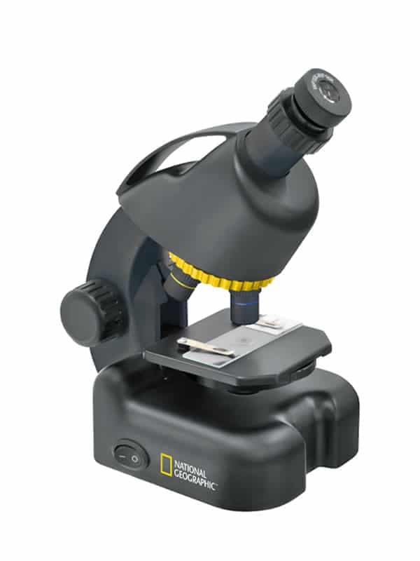מיקרוסקופ נשיונל ג'יאוגרפיק 40X-640X עם מתאם לסמארטפון