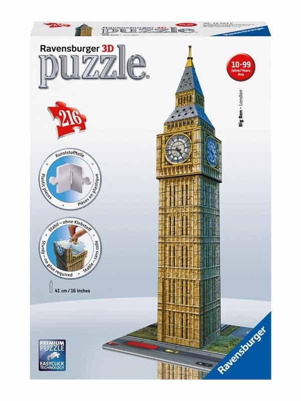 פאזל תלת מימד ביג בן - 216 חלקים