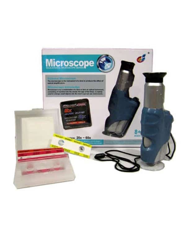 מיקרוסקופ ידני לילדים 20X-60X