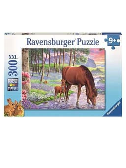 פאזל סוס וסייח באחו פורח (300 חלקים)