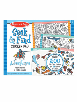 חוברת מדבקות חפש וגלה הרפתקאות - מליסה ודאג