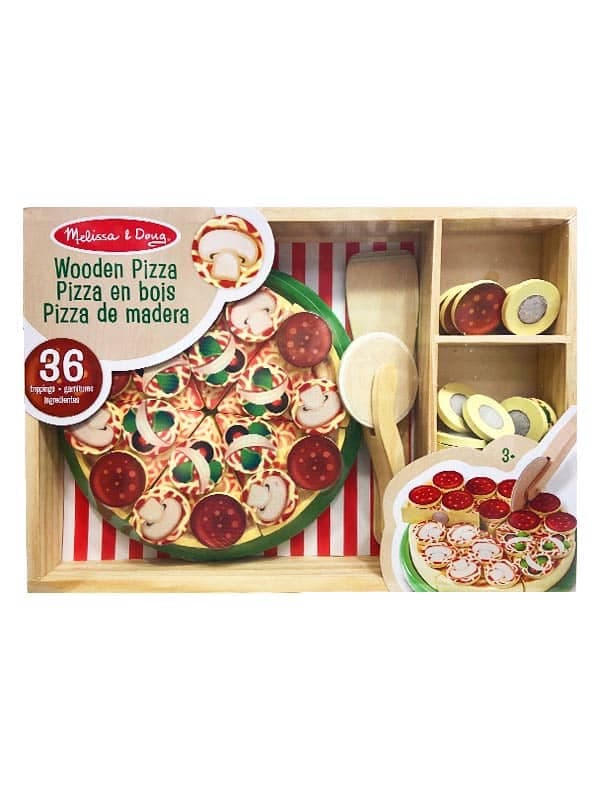 ערכה מעץ להכנת פיצה - מליסה ודאג