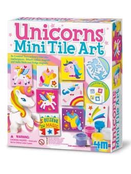 אומנות בחרסינה מגנטים - חדי קרן