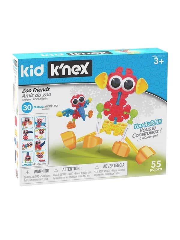 סט הרכבה חיות 55 חלקים 30 מודלים - k'nex (קונקס)