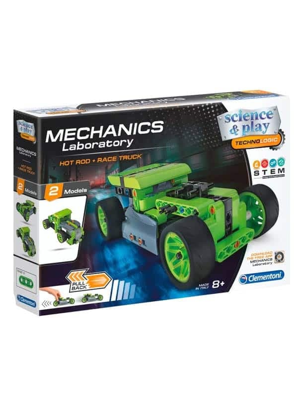 ערכת הרכבה הוט רוד ומשאית מרוץ - (clementoni) קלמנטוני