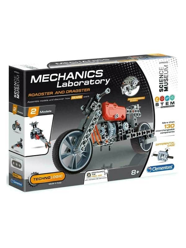 ערכת הרכבה אופנוע ומכונית רודסטר ודרגסטר - (clementoni) קלמנטוני