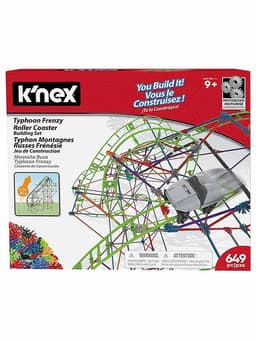 סט הרכבה רכבת הרים טייפון ממונע 649 חלקים - k'nex (קונקס)