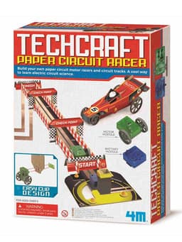 מדע ירוק - מכונית מרוץ מנייר מונעת טכנולוגיה - 4M