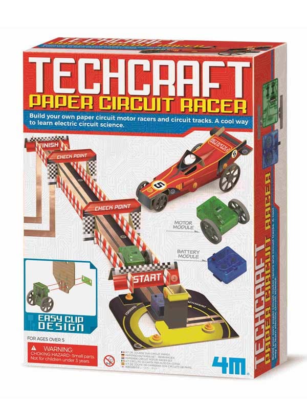 מדע ירוק - מכונית מרוץ מנייר מונעת טכנולוגיה - 4M