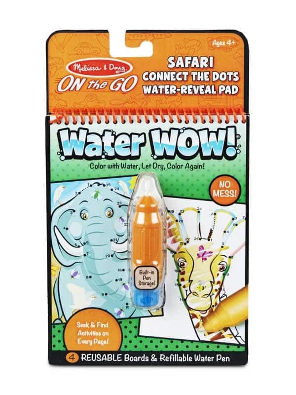 חוברת טוש המים ספארי חבר את הנקודות - מליסה ודאג